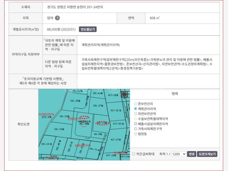 양평군 지평면 송현리 남향으로 전망좋은토지_5