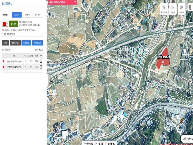 양평군 양서면 복포리 아파트개발부지와 150m 떨어진 거리의 토지_2