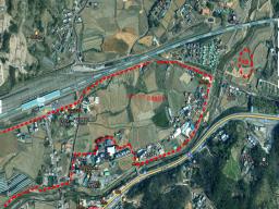 양평군 양서면 복포리 아파트개발부지와 150m 떨어진 거리의 토지